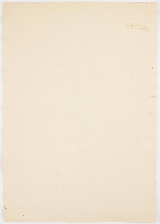 CO Hultén, watercolour and executed 1938.