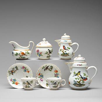 360. A Meissen Tete a Tete service, 19th Century. (6 pieces).