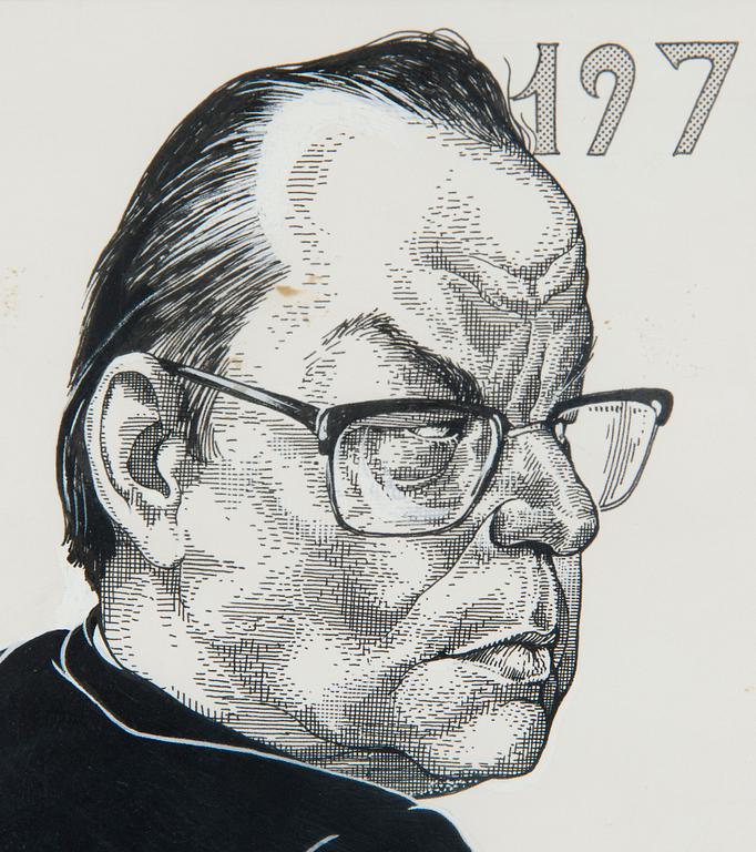 Georg Engeström, Mauno Koivisto & Ahti Karjalainen 1970.