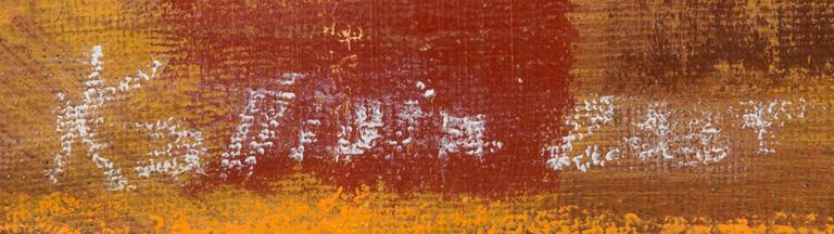 Jori Kalliola, blandteknik, signerad och otydligt daterad.