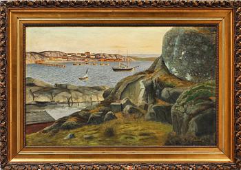 FRITZ LINDSTRÖM, olja på duk, sign.
