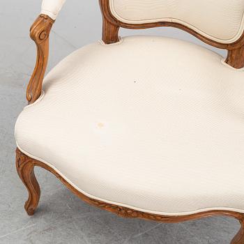 A Louis XV armchair by Claud II Sené, master in Paris 1769-1783.