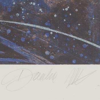 DANKA JAWORSKA, färglitogafi signerad.