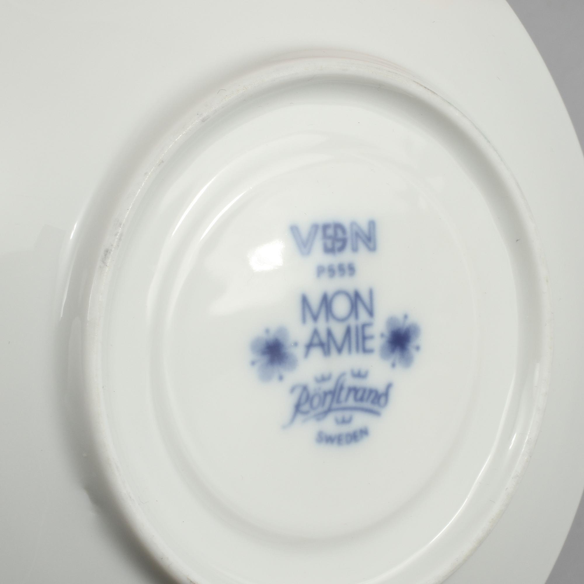 KAFFESERVIS, "Mon amie", Marianne Westman, Rörstrand, 1900-talets andra hälft.