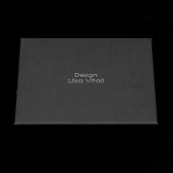 HALSSMYCKE och ÖRHÄNGEN, sterling silver, Liisa Vitali Kultakeskus. Vikt 10,4 g.