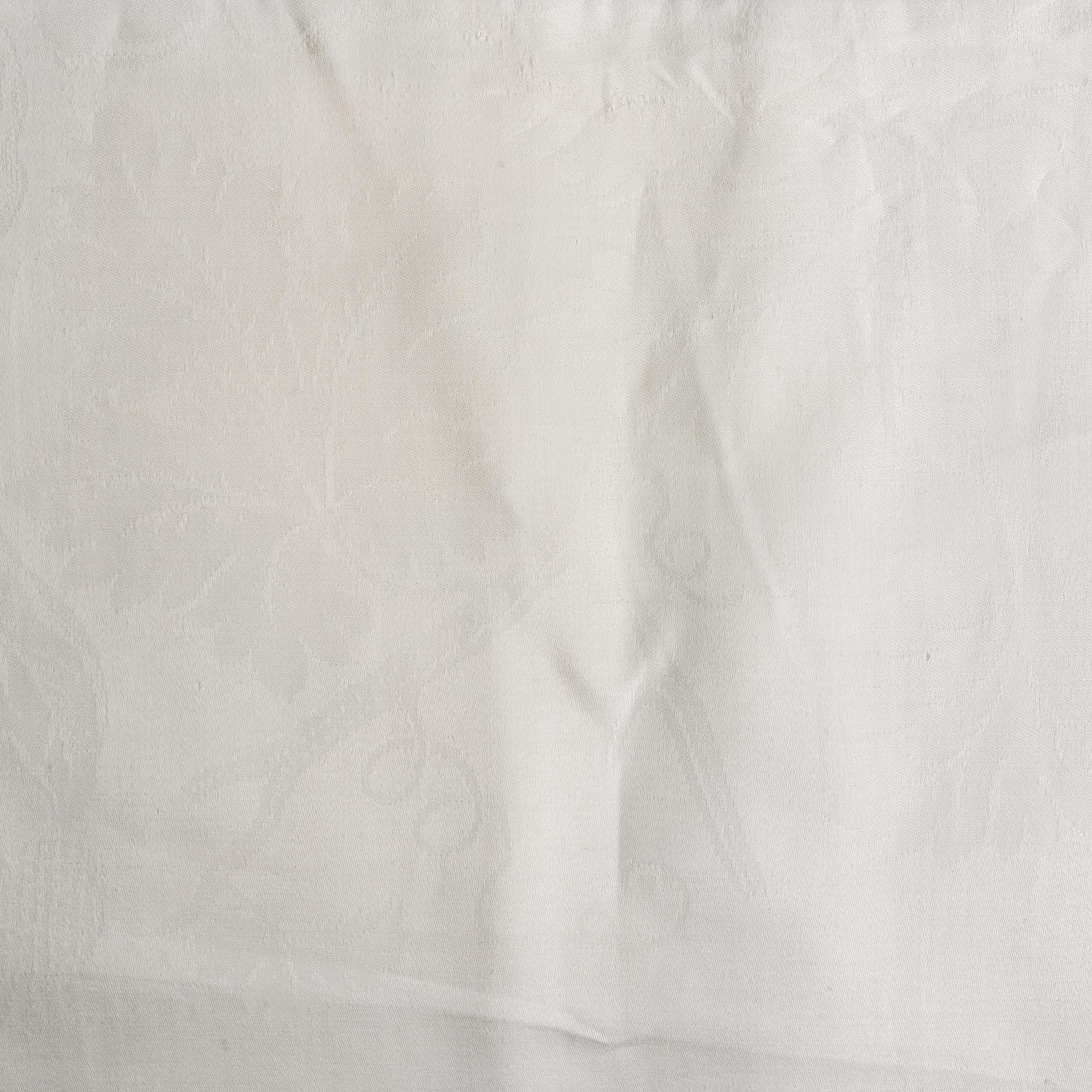 Tablecloth, linen damask, circa 1900, with Oscar II's monogram, approximately 550 x 270 cm.