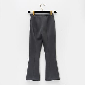 Prada, a pair of grey scuba pants, size 36.