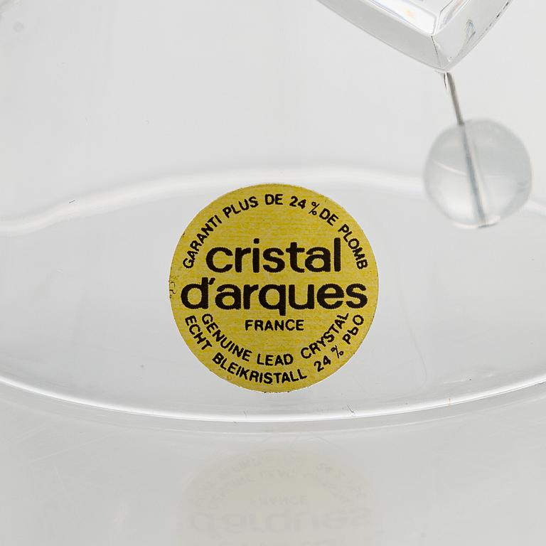 Jälkiruokamaljoja / samppanjalaseja, 12 kpl Waterford ja pöytäkello, 1960/70-luku.