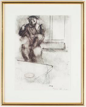 Peter Dahl · PETER DAHL, litografi, signerad och numrerad 103/150. Daterad i trycket 1978.