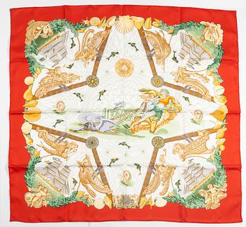 Hermès, scarf, "Balade Oceane".