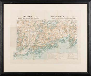 MAP, Foto-Litografi G.Arvidsson, K.E. Holm, Helsinki, early 20th century.