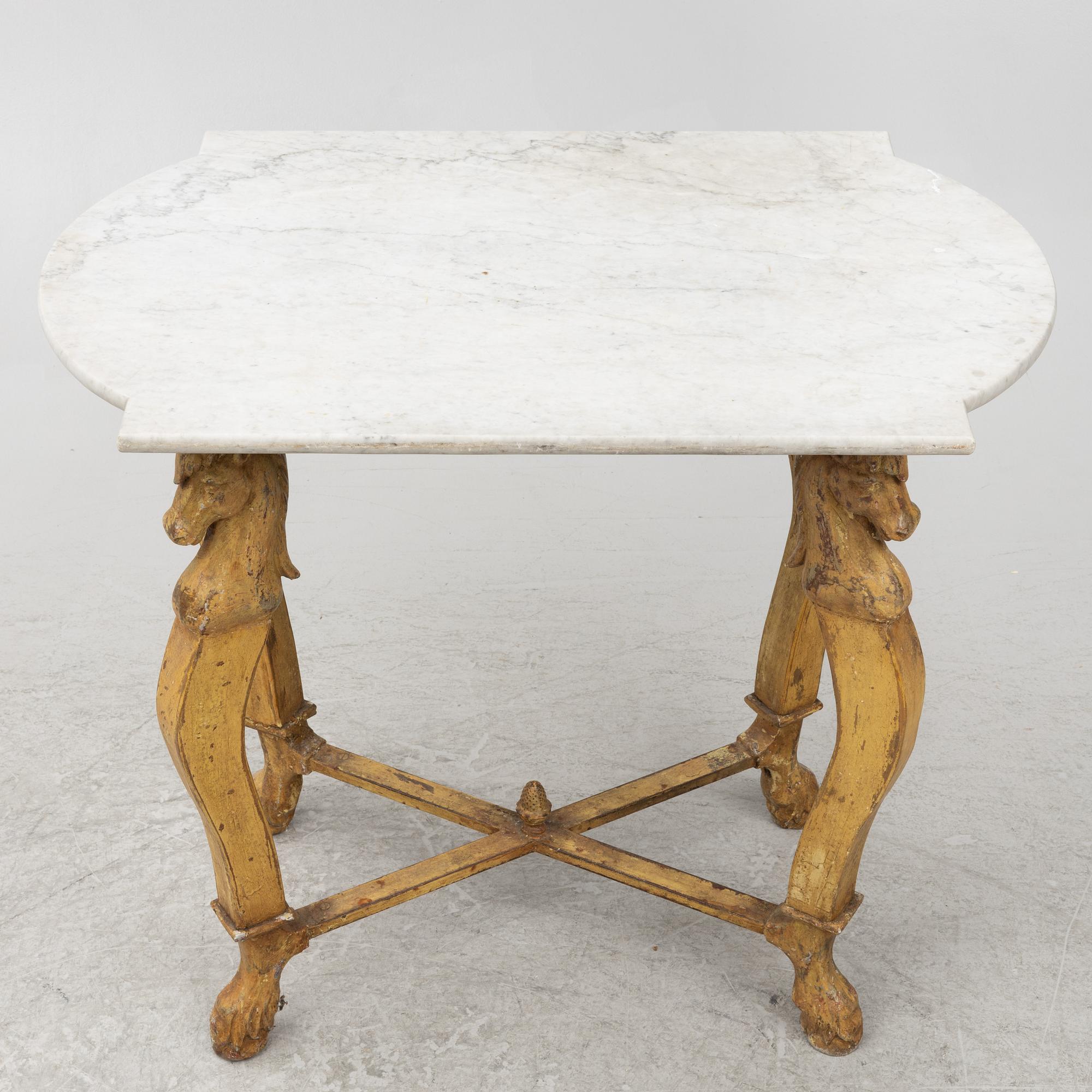 A table, possibly southern Europe,  around 1900.