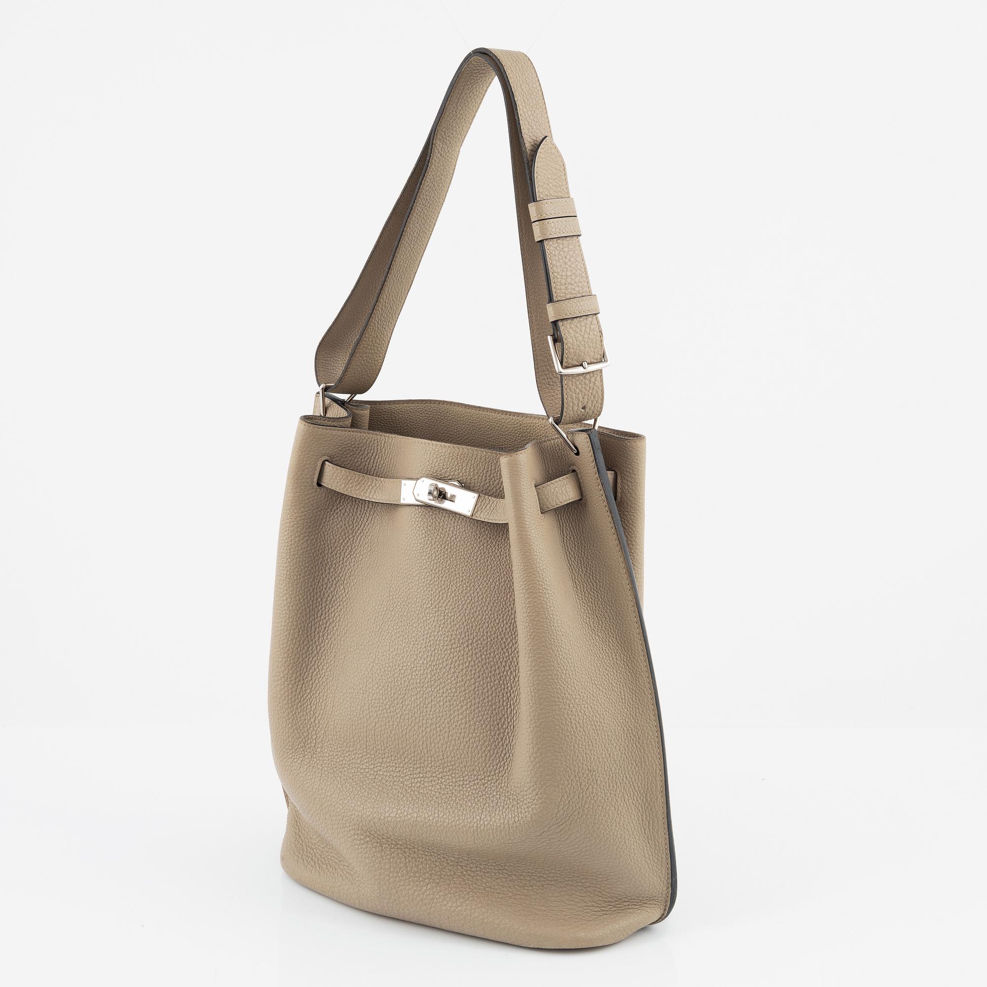 Hermès, A beige leather 'So Kelly 30', 2010.