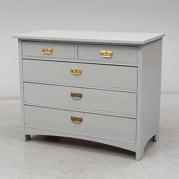 An Art Noveau chest of drawers, early 20th century.