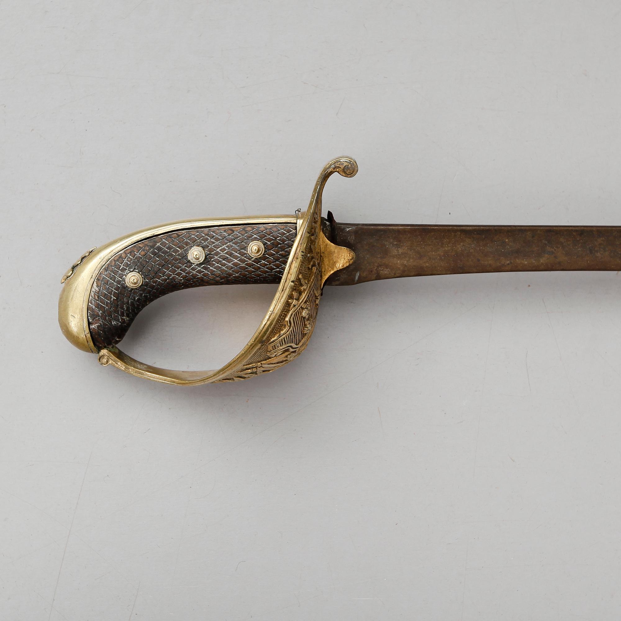 SABEL, m/1852, för officer vid Livregementet till fots.