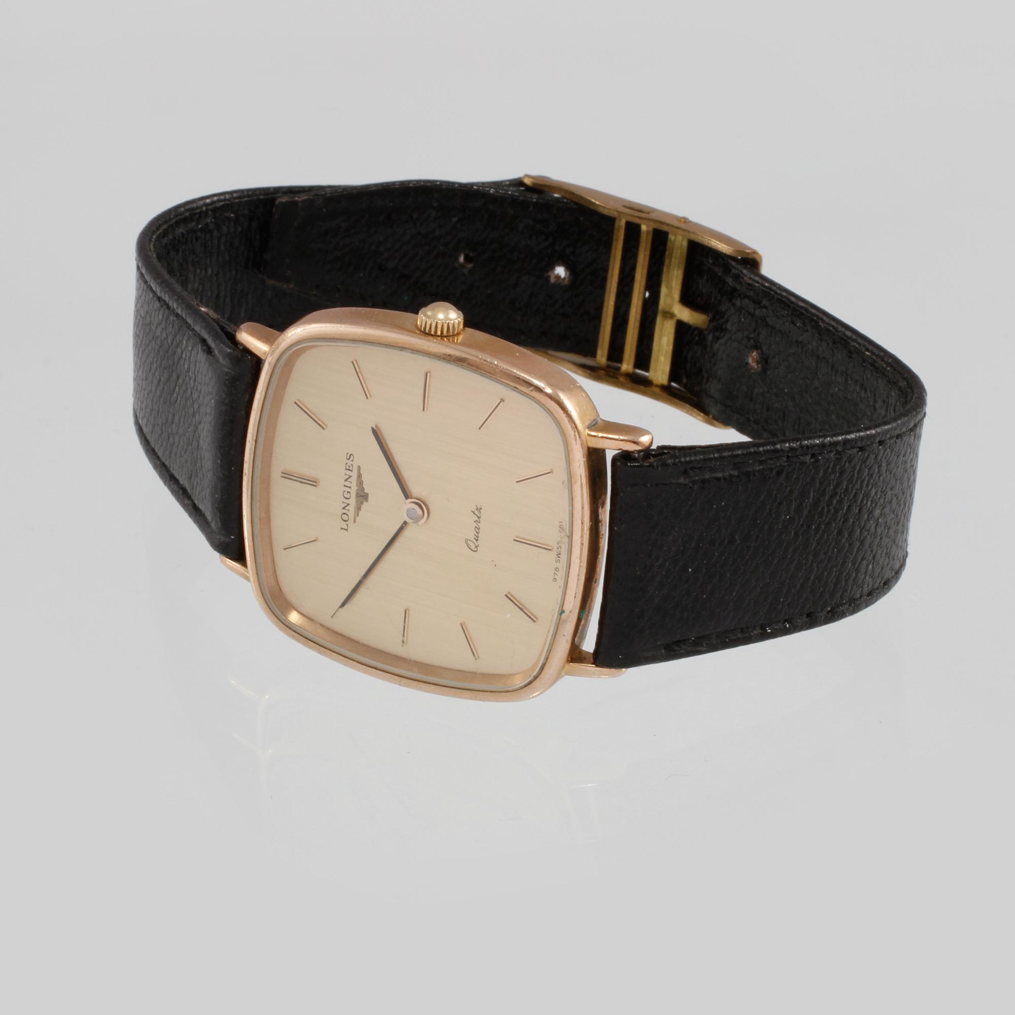 ARMBANDSUR, Longines, doublé och stål, 1900-talets andra hälft.