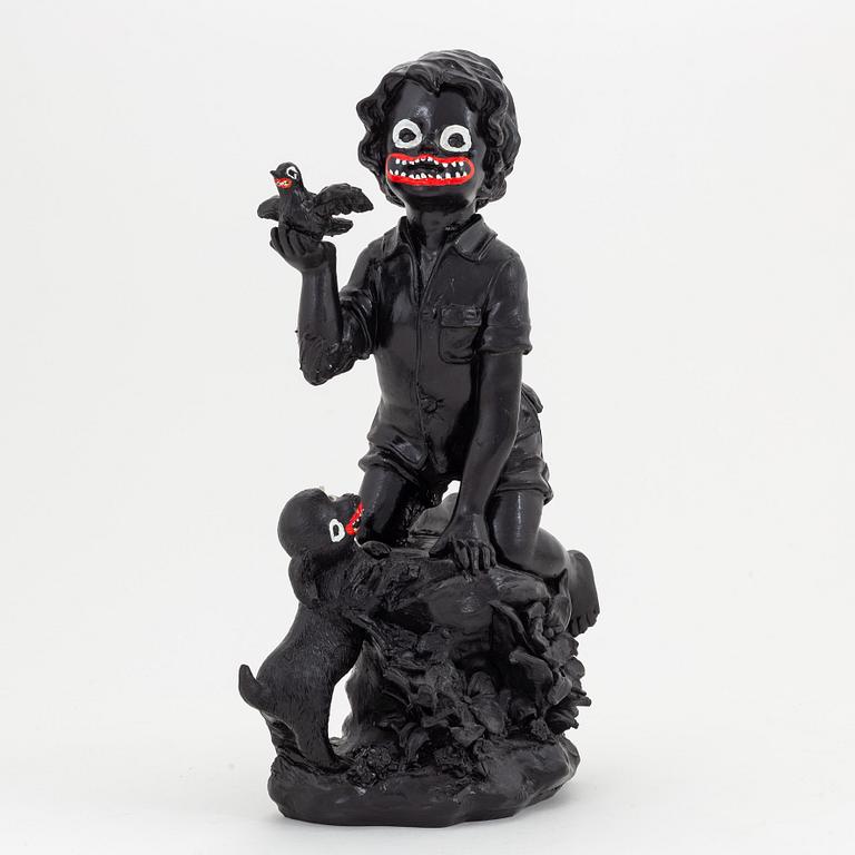 Makode Linde, skulptur, signerad, utförd 2008.