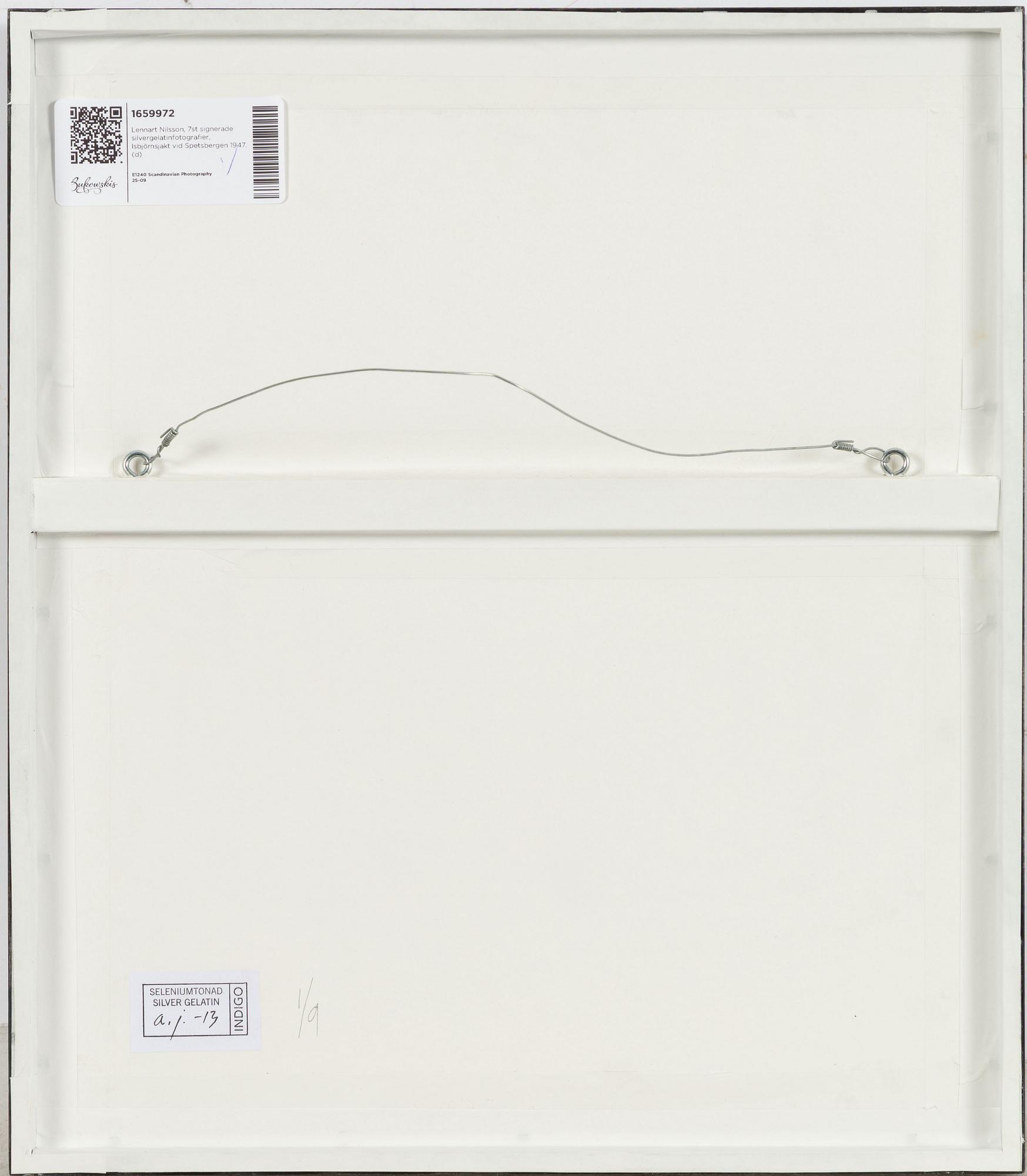 Lennart Nilsson,  "Isbjörnsjakt vid Hvitøya (Vitön), Svalbard, Norge 1947".