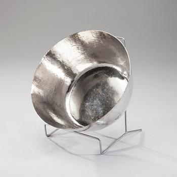 TAPIO WIRKKALA, SKÅL, silver, signerad TW, Hopeakeskus Oy, Tavastehus 1966. Vikt 519 g.