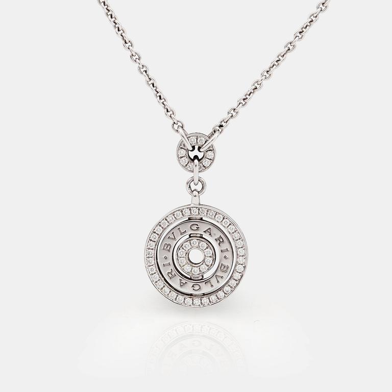 BULGARI, collier med briljantslipade diamanter totalt ca 0.65 ct.