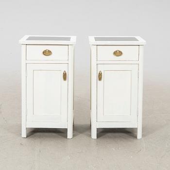 Sängbord ett par 1900-talets första hälft.