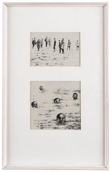 300. Jan Håfström, "Vinterbild och simmande Mao".