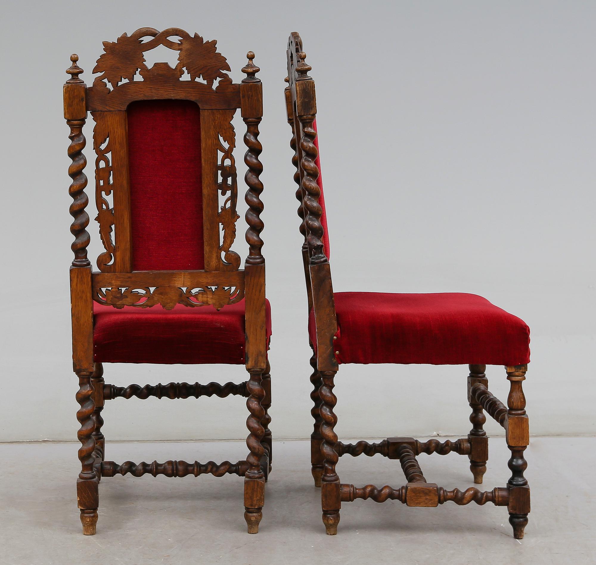 STOLAR, 1 par, 1800-talets andra hälft.