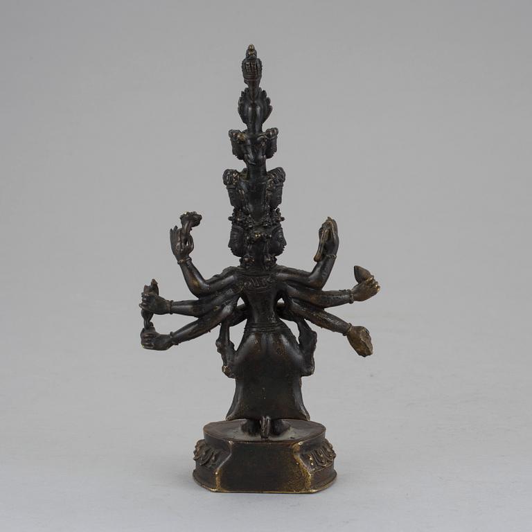 GUDOM, brons, Avalokiteshvara, Tibet, 1800-tal.