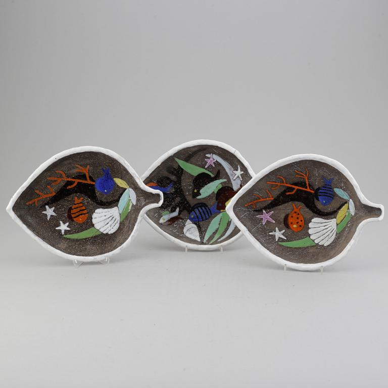 Anna-Lisa Thomson, three plates.