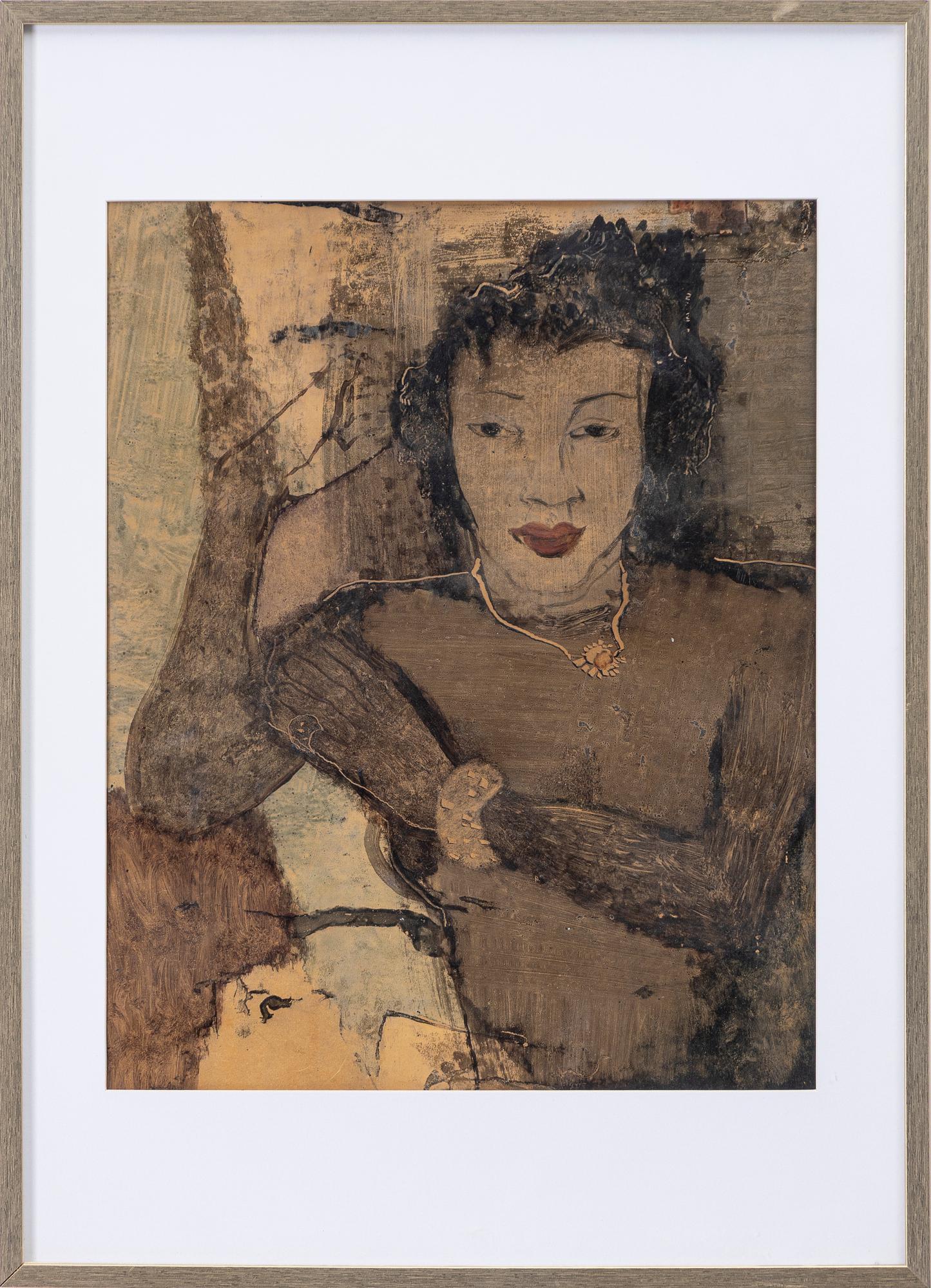 Eric Isenburger, Porträtt av kvinna.