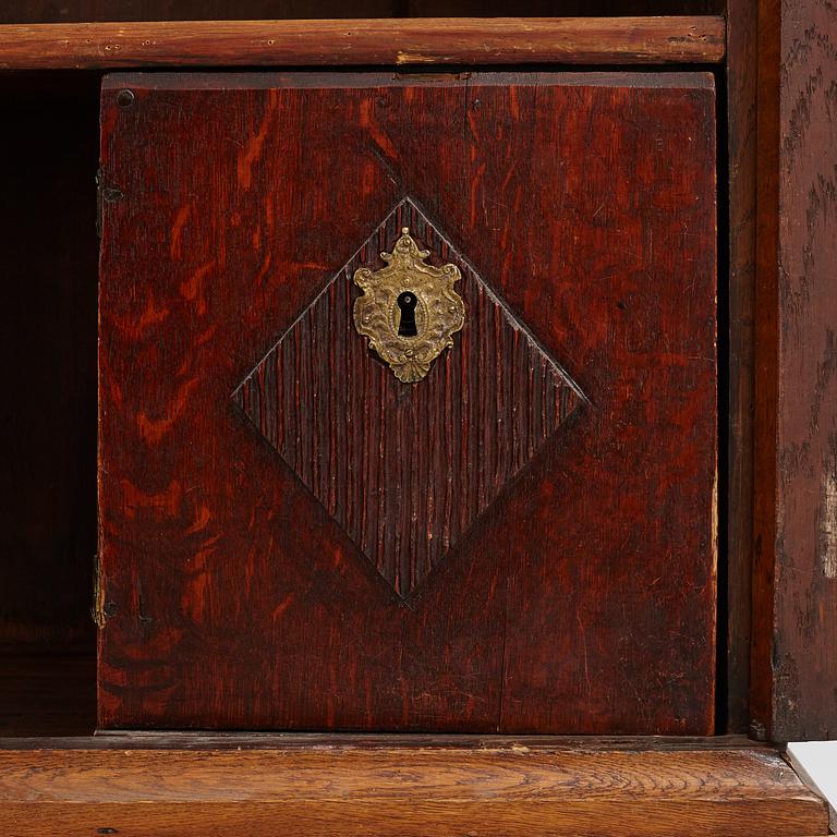 A Baroque Oak Cabinet, second half of the 18th Century.