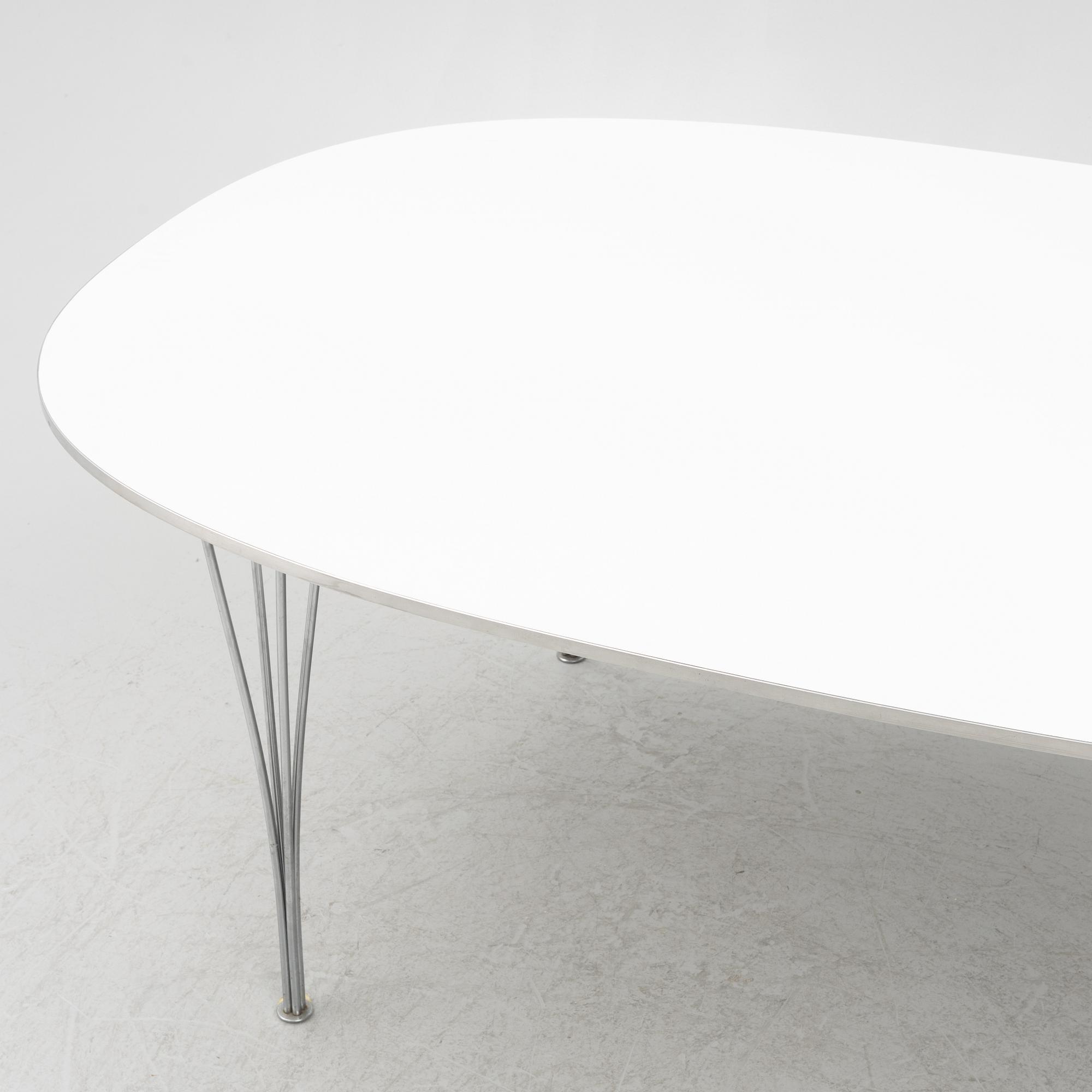 Bruno Mathsson, matbord "Superellips", Fritz Hansen, 1985.
