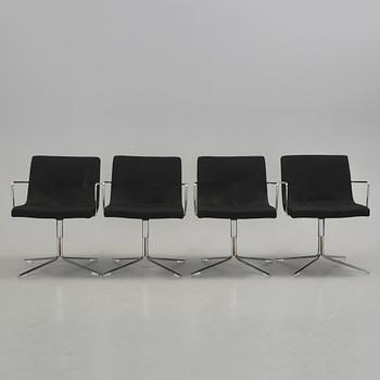 KARMSTOLAR, 4 st. "Bond", formgivna av Jean -Marie Massaud, Offecct, 2000-tal.