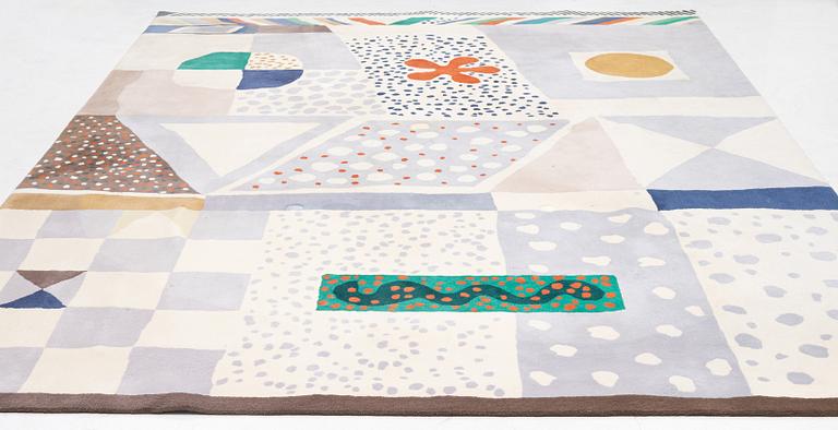 Josef Frank, matta, "Matta nr 1", handtuftad, Svenskt Tenn och Kasthall, ca 395 x 295 cm.