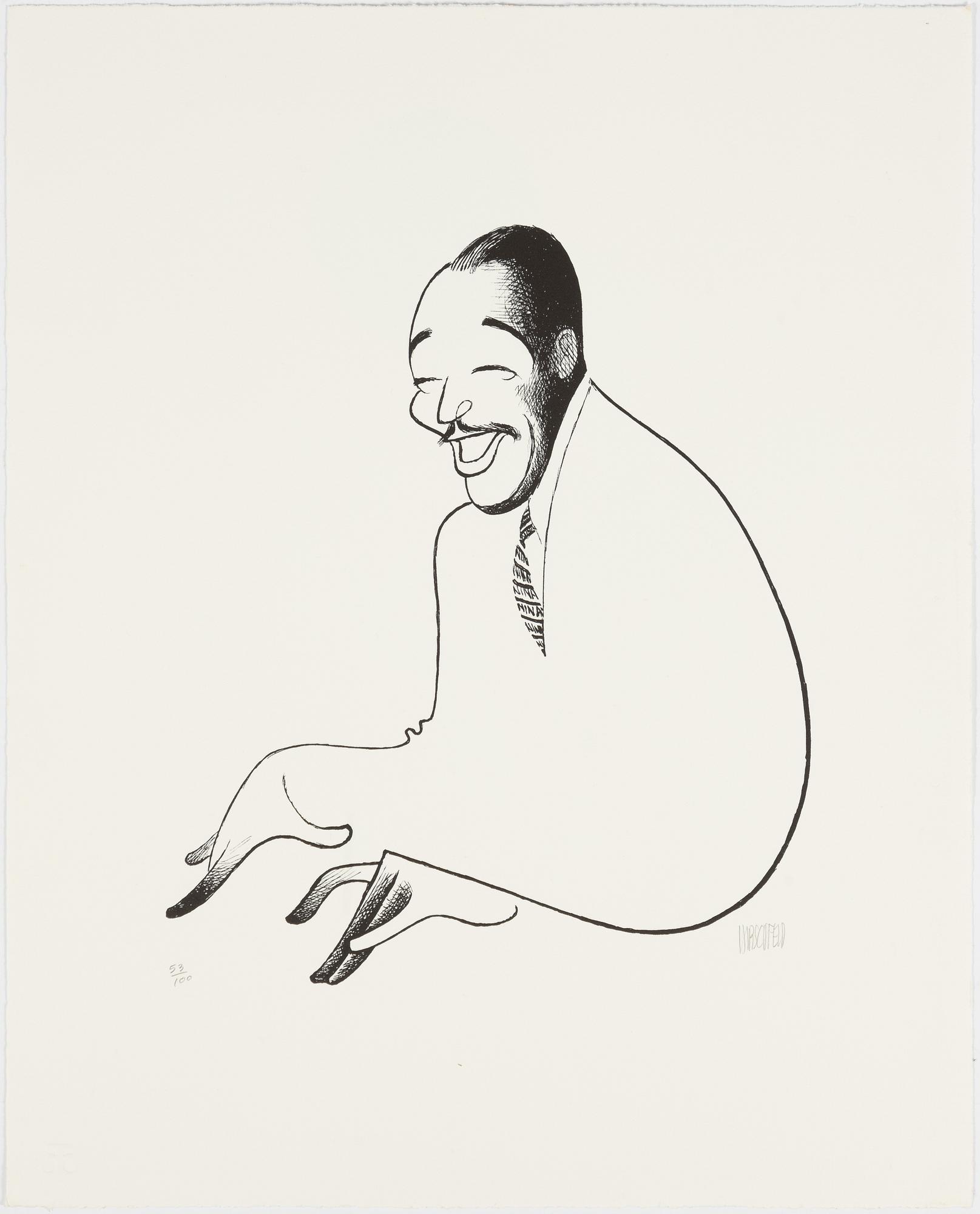Al Hirschfeld, "Duke Ellington".