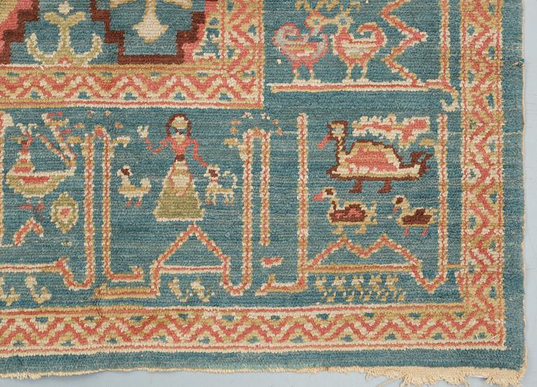 SEMIANTIK/OLD SPANSK. 294,5 x 205,5 cm.