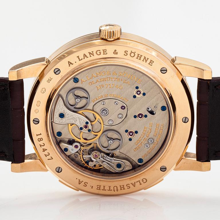 A. Lange & Söhne, Lange 1 Time Zone, wristwatch, 42 mm.