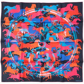 Hermès, scarf, "Ex-Libris En Camouflage".