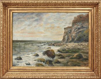 ERNST BLEY, olja på duk, sign.