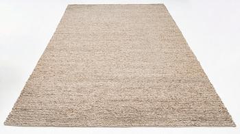 A monochrome carpet, "Chunky wool sand", Lotta Agaton Interiors x Layered, c 400 x 300 cm.