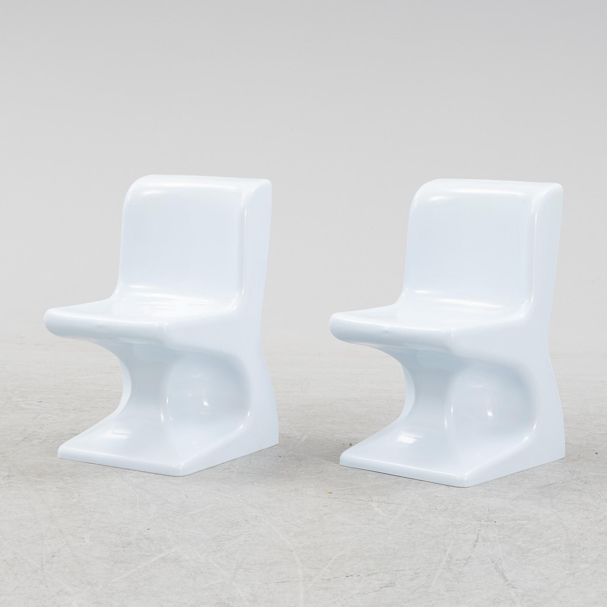 Patrick Gingembre, barnstolar, ett par, Selap, Frankrike, 1970-tal.