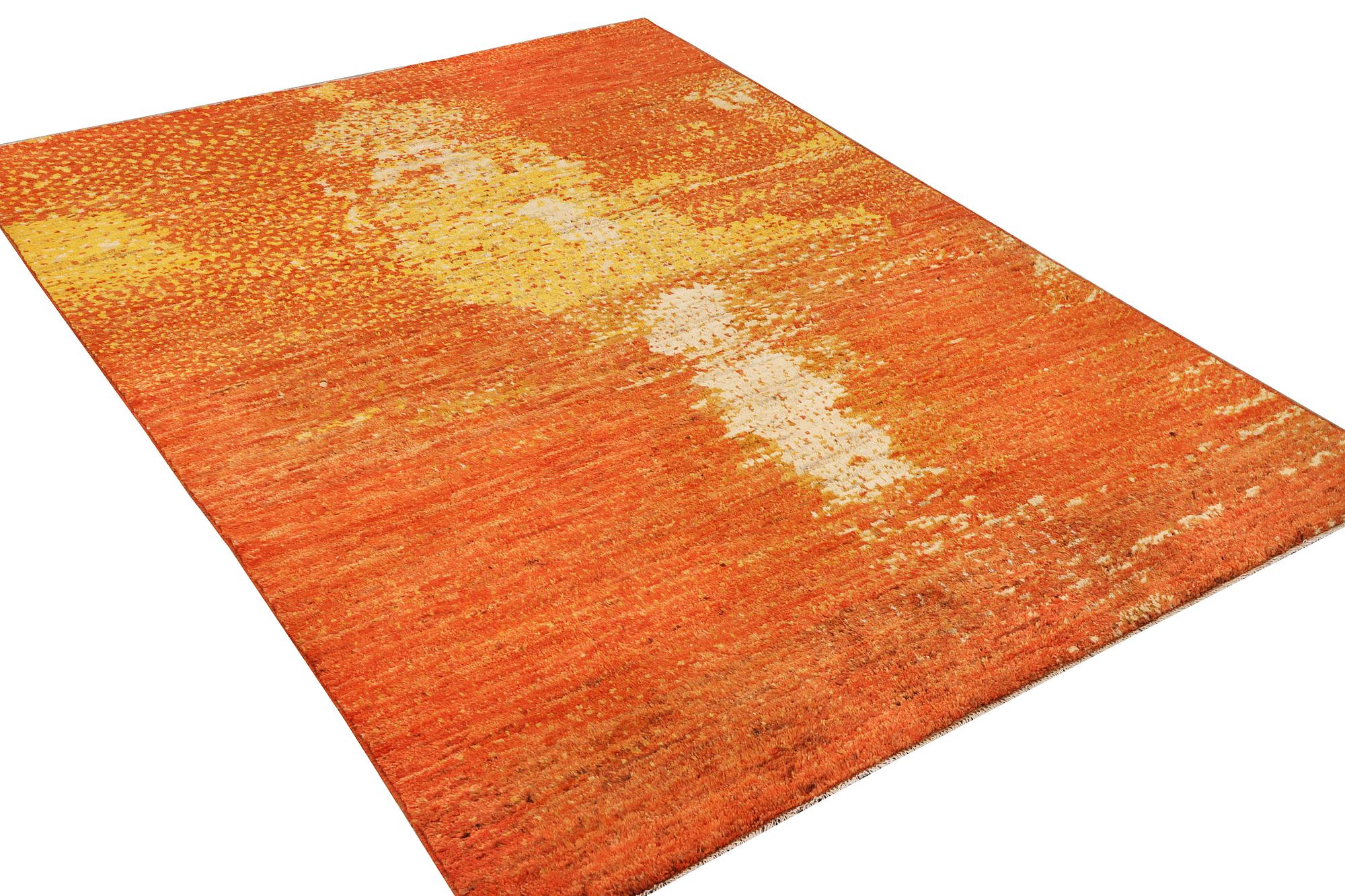 A modern design Moroccan carpet, a 296 x 206 cm.