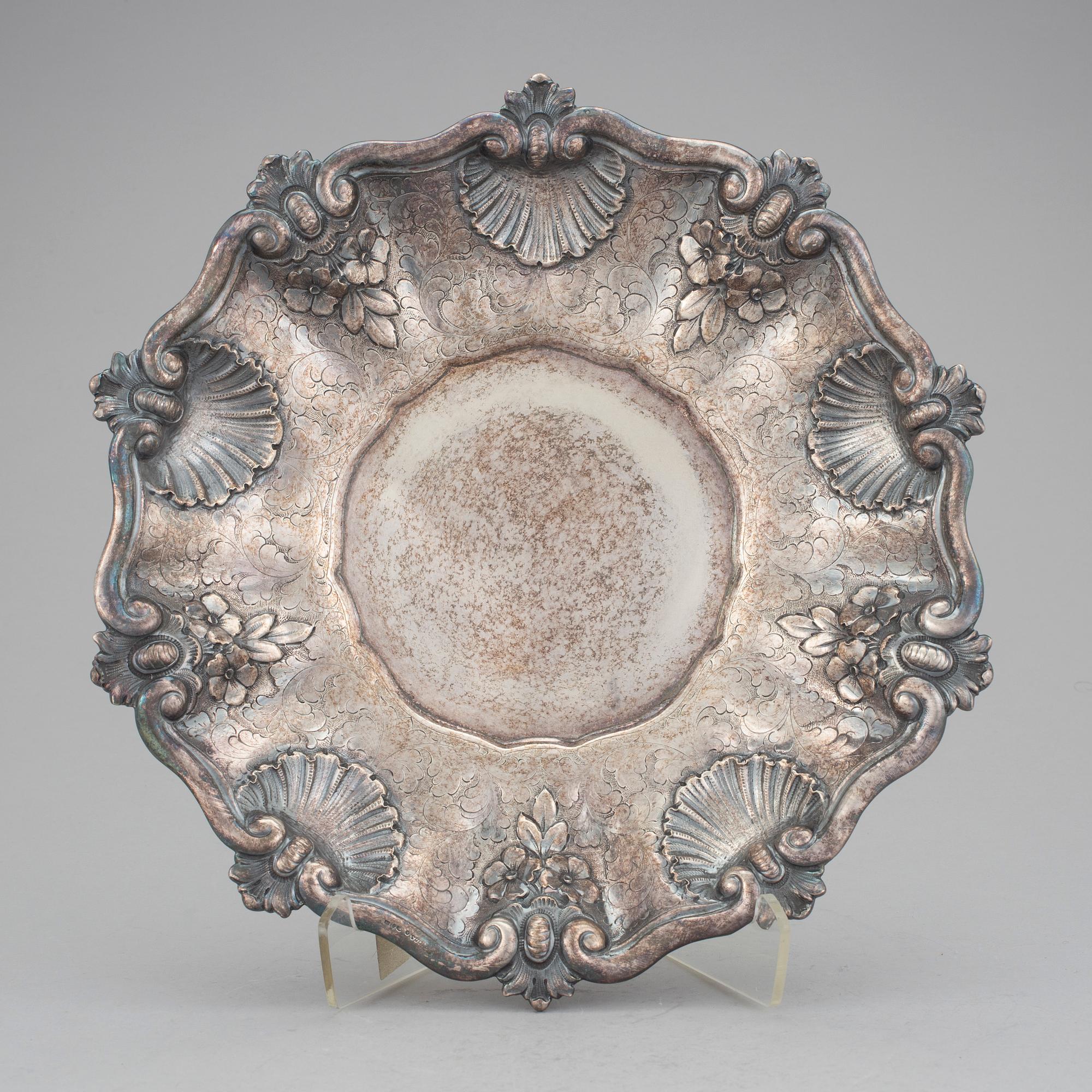 FAT, silver, O B Sjögren, Stockholm, 1941. Vikt 669 g.