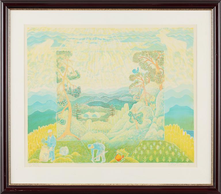 MÅRTEN ANDERSSON, grafiskt blad, signerad och numrerad 9/400.