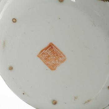 Parti porslin, 6 delar, Kina, 1800-1900-tal.