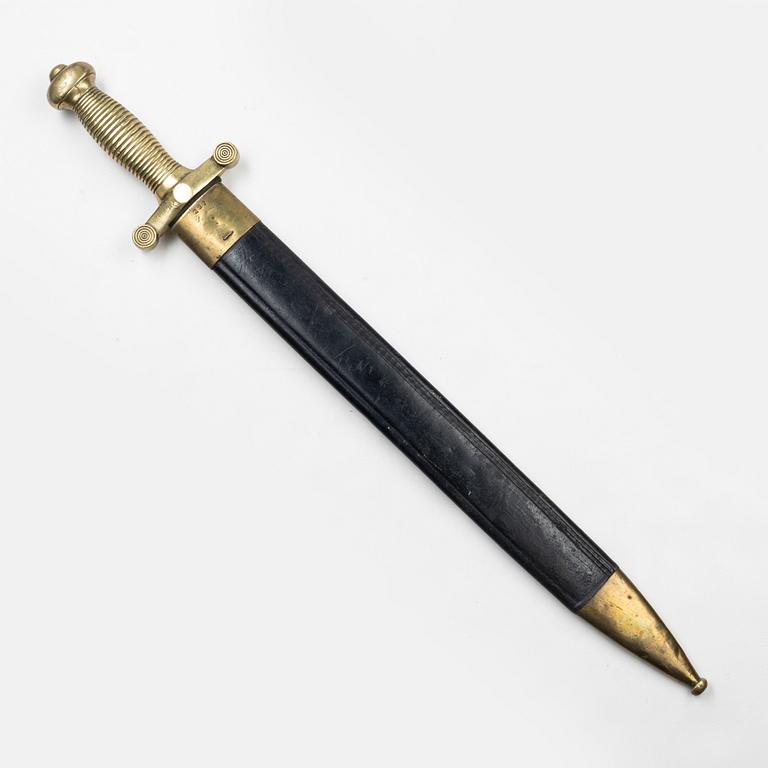 Huggare, fransk, för artilleriet, 1800-talets mitt.