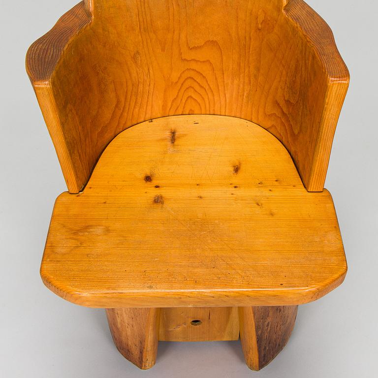 Matti Martikka, Armchair, signed MM 23.8 1985.