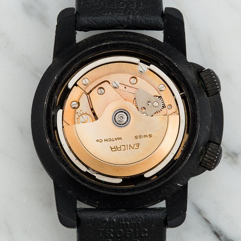 ENICAR, Sherpa 600, OPS, wristwatch, 40 (43) mm.