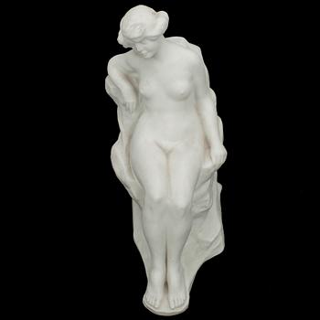 GUNNAR NYHOLM, figurin, porslin, signerad och daterad 1928, Arabia.