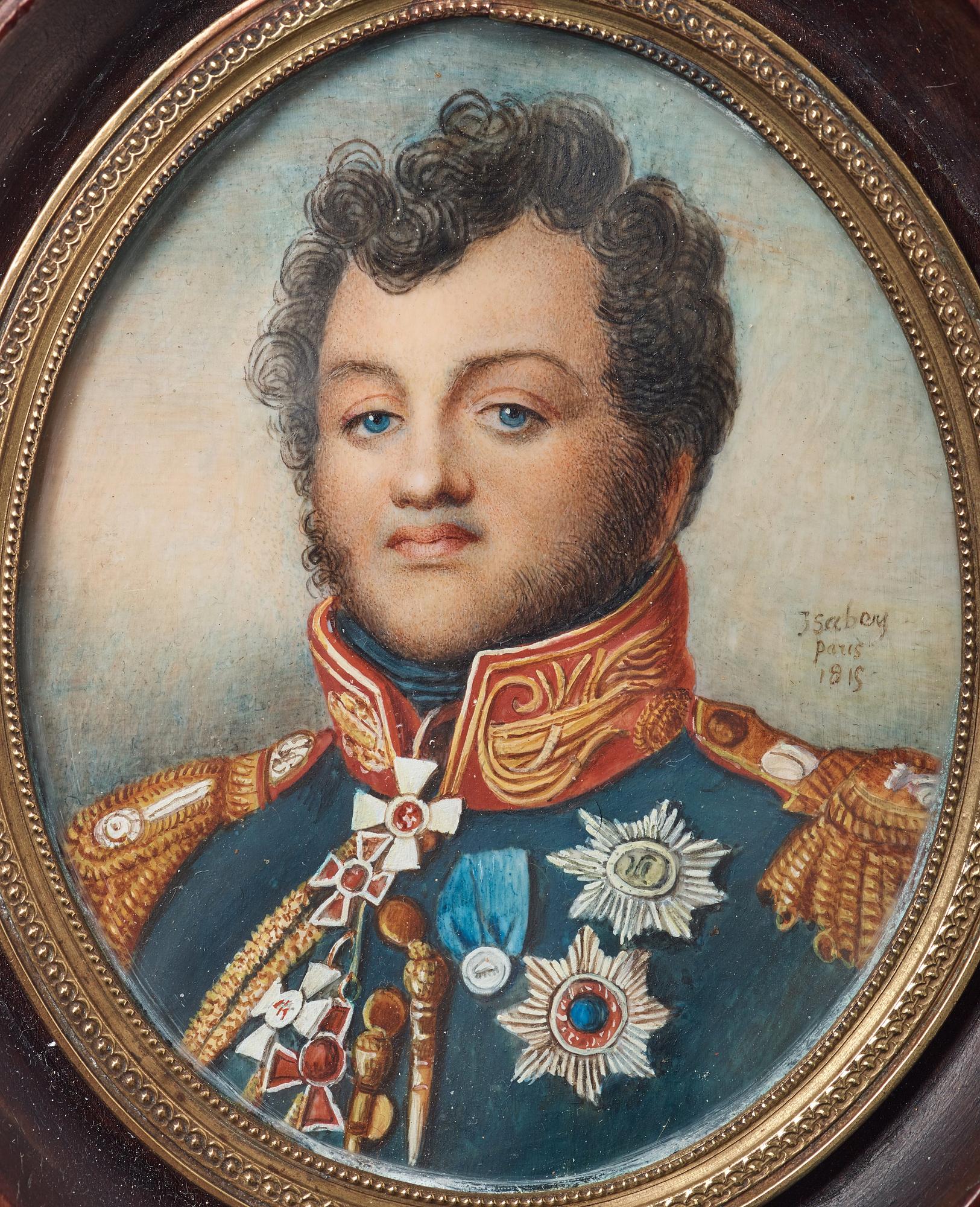 Jean-Baptiste Isabey Attributed to, "General Aide de Camp, Prince Repnin Volkonsky".
